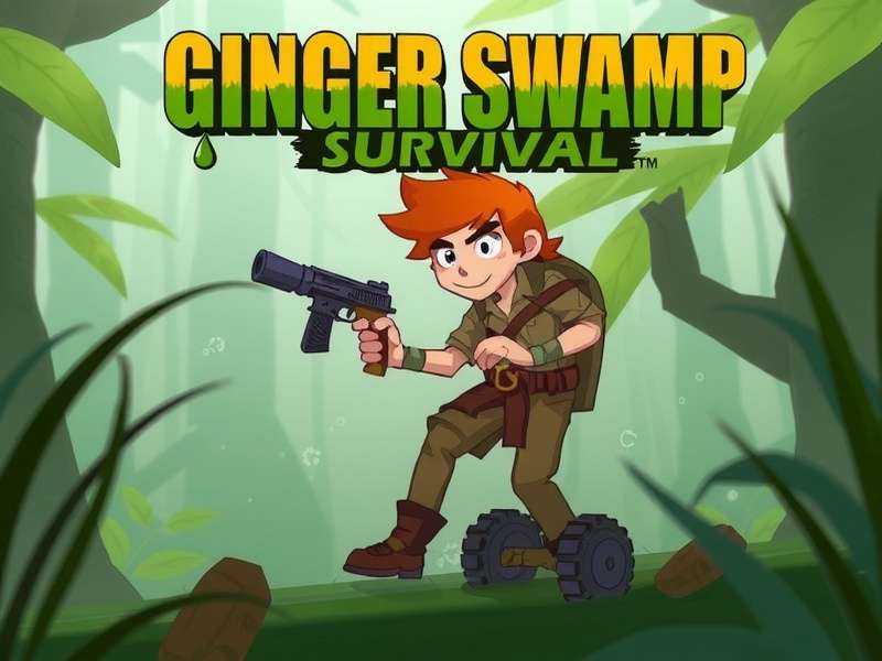 Ginger Swamp Survival game hero image showing a character surviving in a swamp